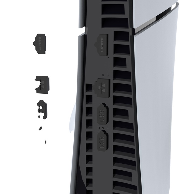 Easy to Use With Plug High Quality 8 in 1 Dust Cover for PS5 Slim Console Game Accessories