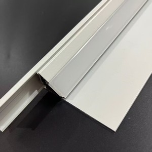 Perfil de Aluminio para Iluminación LED, Zócalo con Tira de <span class=keywords><strong>Luz</strong></span> LED Blanca, Moldura de <span class=keywords><strong>Cornisa</strong></span>, Iluminación <span class=keywords><strong>Indirecta</strong></span> de Pared - Product Image 4