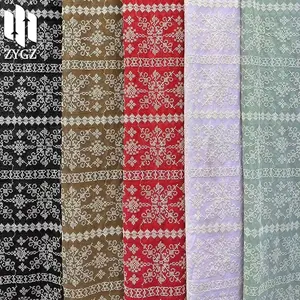 Uma variedade de estilos de bordado e tecido impresso tribais bordado multi-cor opcional