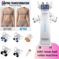Machine de massage corporel de luxe pour femmes, avec rouleaux à billes internes et rotation, pour massage complet du corps, style indien