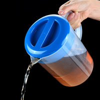 Théière à bulles en plastique PP de grande capacité cruche à jus de fruits bouilloire à boissons théière cruche à eau