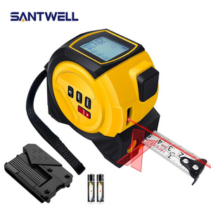 Medidor de Distancia Láser Industrial Multifuncional 3 en 1, Cinta Métrica de 5m, Telémetro de 40/60m, Láser de Líneas Cruzadas de Alta Precisión - Product Image 2