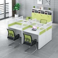 Vente en gros de poste de travail pour centre d'appels avec écrans de séparation de bureau Système de bureau pour armoire-Postes de travail peu encombrants pour le personnel