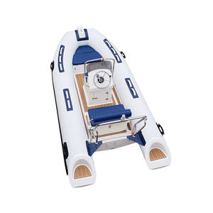 <span class=keywords><strong>Bateau</strong></span> gonflable à voilure <span class=keywords><strong>Semi</strong></span>-<span class=keywords><strong>rigide</strong></span> CE 12,7 pieds RIB390 en PVC Hypalon pour l'aviron - Product Image 5