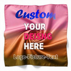 Pañuelo de Seda con Impresión Personalizada, Pañuelo de Seda para Mujer, Personalización de Pañuelos de Seda, Compra al por Mayor de Fábrica, Proveedor de Accesorios de Moda - Product Image 6