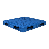 Chariot élévateur à palettes 4 voies pour entrepôt à usage intensif Conteneur de palettes industriel en plastique