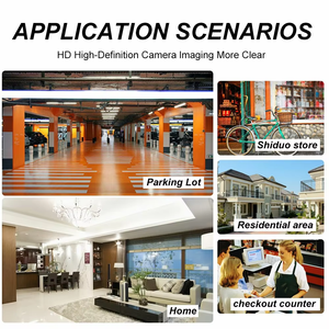 Cámara de Seguridad para el Hogar 4MP 5MP 8MP 4K con Lente de 3.6mm, Visión Nocturna a Todo Color, CCTV Domo IP65 IP POE, Cámara de Seguridad IP con NVR - Product Image 6
