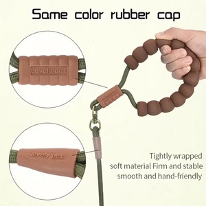 Correa para Perro No Retráctil <span class=keywords><strong>de</strong></span> Nailon y Silicona, Diseño Sólido y Moderno, para Paseos y Entrenamiento al Aire Libre, con Mango Cómodo para Perros Pequeños/Medianos - Product Image 3