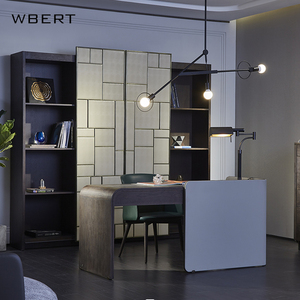 Tocador de lujo ligero italiano WBERT, habitación modelo, estudio de hotel, estación de maquillaje de dormitorio nórdico minimalista moderno, escritorio de oficina - Product Image 5