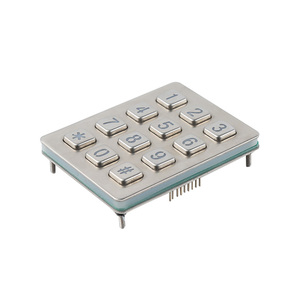 3X4 endüstriyel <span class=keywords><strong>LED</strong></span> arkadan aydınlatmalı Metal sayısal tuş takımı ATM Kiosk erişim kontrolü için otomat - Product Image 3