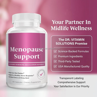 Capsules alimentaires de soutien à la ménopause pour femmes, formule trèfle rouge et Dong Quai, complément naturel à base de plantes pour le bien-être corporel
