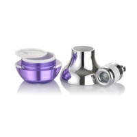 Acrylique de luxe 2ème ampoule de massage vibrante électrique pot rond et bouteille 30g 50g crème de soin pour la peau émulsifiant contenants cosmétiques
