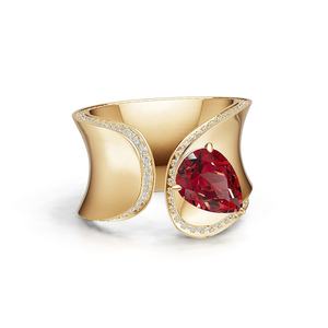 Bague originale fine en <span class=keywords><strong>argent</strong></span> sterling 925, style vintage, avec zircone cubique taille poire, ouverte, large, épaisse, ondulée, pour homme - Product Image 6