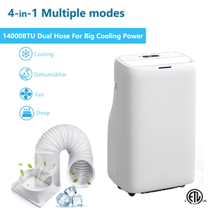 <span class=keywords><strong>Aire</strong></span> <span class=keywords><strong>acondicionado</strong></span> portátil OLYAIR R32 4 en 1 de doble manguera con 14000BTU 1200W para gran potencia de refrigeración CEER 8,0 - Product Image 3