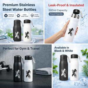 Bholenath Personalized Steel Bottle Digital Printing for Graduation <b>Back</b> School Father's Mother's Day-Promotional Office Product - Product Image 3