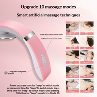 Masseur cervical électrique Gleamwell, instrument de physiothérapie à domicile, modèle P3, réglage multi-niveaux, modes multiples