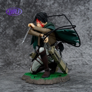 Attacco al titano Cosplay <span class=keywords><strong>Levi</strong></span> Figure Ackerman ornamento bambola Pvc Action Figure <span class=keywords><strong>Anime</strong></span> - Product Image 3