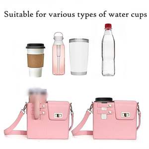 Sac de rangement pour gobelets à eau en bandoulière d'extérieur pour Stanley avec porte-bouteille d'eau et sangle réglable pour Stanley Cup Owala - Product Image 5