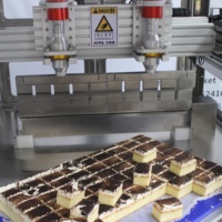 Machine de découpe automatique à lame autonettoyante pour boulangerie commerciale, pour trancher le pain, les gâteaux roulés suisses et les gâteaux congelés, avec fonction de découpe ultrasonique