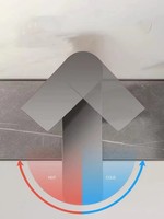 Robinet de lavabo commercial en acier inoxydable SUS304, mitigeur monocommande eau chaude et froide pour projets hôteliers et d'ingénierie