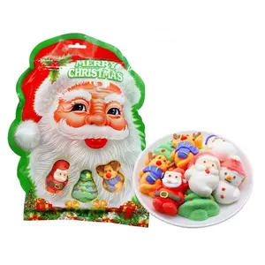 96g santa claus bag cartoon lovely soft candy children's candy cotton candy marshmallow