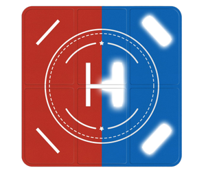 Tapis d'atterrissage pour hélicoptère Amazear professionnel, imperméable, en PU, pour DJI Mini 5 Pro Air 3S Avata, 100 cm, double face - Product Image 1