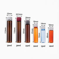 Bouteille en PET Marron Mat de Qualité Alimentaire 10ml/15ml/20ml/25ml/30ml/50ml pour Liquides Oraux avec Bouchon Anti-Effraction
