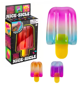 ของเล่นบีบสควิชชี่รูปไอศกรีม Nice-Sicle ของเล่นบีบคลายเครียดแบบแข็งพิเศษ กล่องสุ่มรูปสัตว์ ของเล่นเสริมพัฒนาการสำหรับเด็ก - Product Image 1