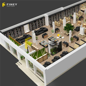 Arredamento Interno per Biblioteca, Scaffale in <span class=keywords><strong>Metallo</strong></span> e Acciaio, Tavolo, Mobili in Legno per Biblioteca, Design Personalizzato - Product Image 1