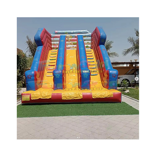 Cầu Trượt Khô Bơm Hơi Hai Mặt Cho Tiệc Tùng Thương Mại Ngoài Trời Tobogan Lâu Đài Nhảy Có Thể Bơm Phồng - Product Image 1