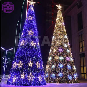 Large Ip65 Xmas Tree Decorative <b>Lights</b> With Customizable Colors For Commercial & Landscape Outdoor Holiday Displays - Product Image 5