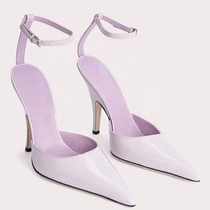 Custom Styles Women Back Ankle Strap Summer Heels Snake Print Silver Dress Shoes Office Lady Sexy Pointed Toe <b>Sandals</b> - Product Image 4