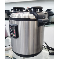 Nouvelle conception, grande capacité, multifonction, cuisinière à pression électrique en acier inoxydable 40L pour la cuisson du bœuf et du mouton