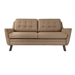 Nisco sofá contemporâneo de 3 lugares, mobiliário de sala de estar