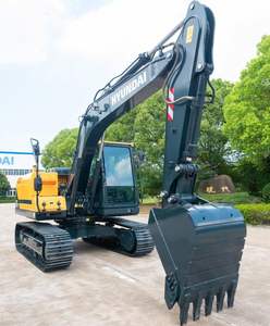 Excavatrice sur chenilles hydraulique Hyundai HX130 13T d'occasion, modèle 2026, moteur Hyundai HX80, godet de 0,32 m, chargeuse-pelleteuse neuve pour travaux de terrassement - Product Image 5