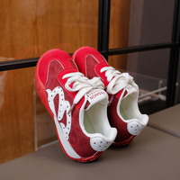 Chaussures de sport pour enfants printemps-été en maille, nouvelles chaussures Forrest Gump pour filles à semelle souple et fermeture montante