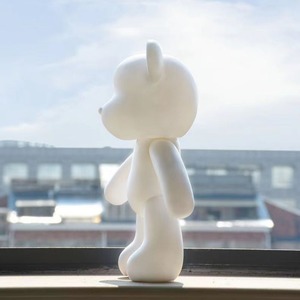 Diy Fluid Bear 400% 23cm figura de juguete en blanco Bear1000 % 75cm decorar modelo acción Anime muñeca - Product Image 4