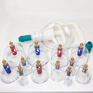 Kangzhu Vacuum <b>Cupping</b> Set 12 Cups Manual Air Suction Health Massage Home Use Non Glass ABS Material - Product Image 3