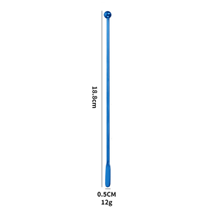 Agitateurs de café et de boissons rectangulaires en acier inoxydable de 19cm Cuillères en métal pour outils de bar à cocktail - Product Image 4