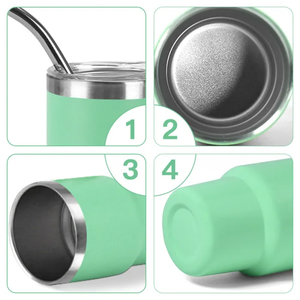 3オンス パウダーコーティング ミニカップ ショットグラス 混合色 (昇華印刷不可) 48個/ケース - Product Image 5