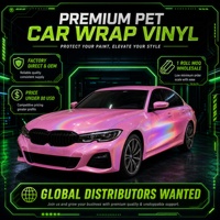 Film de protection automobile en vinyle PET PVC, finition satinée rose nacré, anti-jaunissement, auto-adhésif, avec technologie Air Release, pour carrosserie complète, 1,52*17M