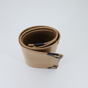 Rouleau de tissu PVC tissé épais imperméable beige, largeur 120 pouces, style uni, bâche de protection extérieure - Product Image 4