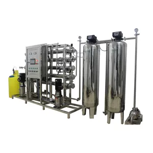 CE/ISO批准1000LPH二级RO过滤器净化器系统机器工业水净化处理厂