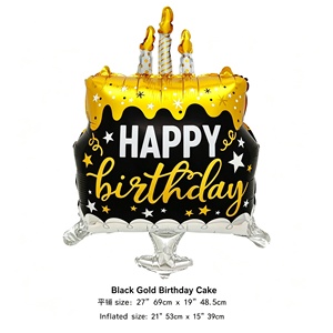 Ballon en aluminium à thème <span class=keywords><strong>anniversaire</strong></span>, motif dessin animé mignon, décoration de fête, vente en gros, nouveau style - Product Image 5