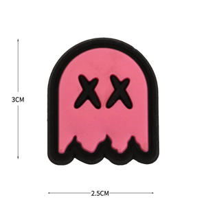 Logo 3D auto-agrippant en PVC souple, résistant à l'eau et écologique, motif dessin animé nostalgique <span class=keywords><strong>Pac</strong></span>-<span class=keywords><strong>Man</strong></span> en relief, disponible en stock pour l'exportation - Product Image 5