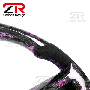 Volante de Carreras LED Personalizado con Fibra de Carbono Forjada, Material Mejorado para Modificación de Automóviles, para <span class=keywords><strong>Ford</strong></span> Mustang GT 2014 <span class=keywords><strong>Shelby</strong></span> - Product Image 4