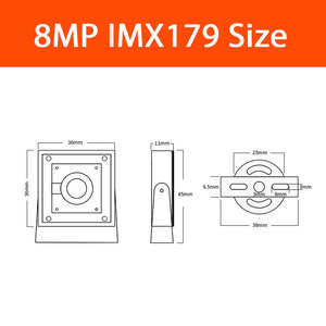 8MP 4K Full HD USB máy ảnh tự động lấy nét chúng tôi bcam IMX179 MJPEG 30fps USB cắm và chơi - Product Image 4