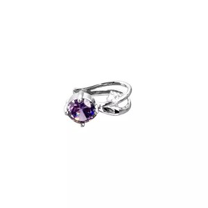 Boucles d'oreilles clips géométriques tendance en zircon, non-percées, manchettes d'oreille uniques, exquises, de luxe, pour mariage et soirée - Product Image 5