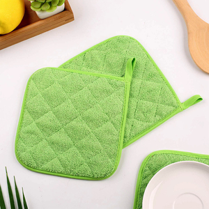 Square Pot Holders Silver Coated Heat Resistant Cotton Mat Non-slip <strong>Potholder</strong> Cushion <strong>Kitchen</strong> Baking Hot Pads Table Placemat - Product Image 5