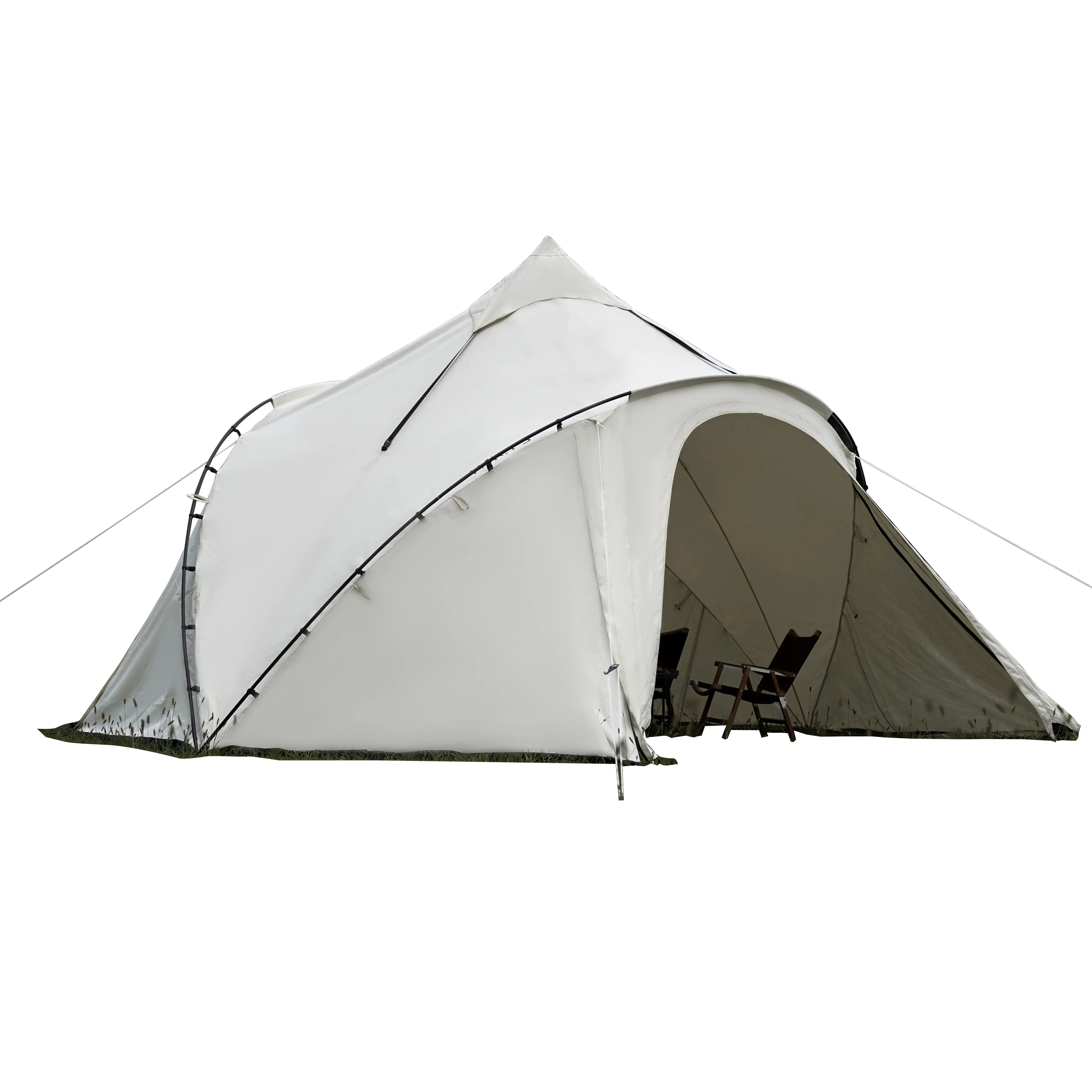 Outdoor Camping Oxford Tent Verdikte Waterdichte Draagbare Dak Piramide Tunnel Tent